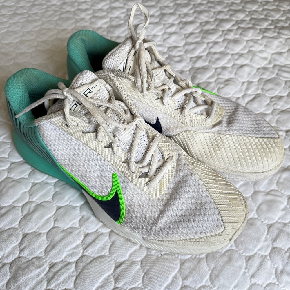 Nike NikeCourt Air Zoom‎ Vapor Pro 2 HC 'White Washed Teal' DR6191-103 Size 12